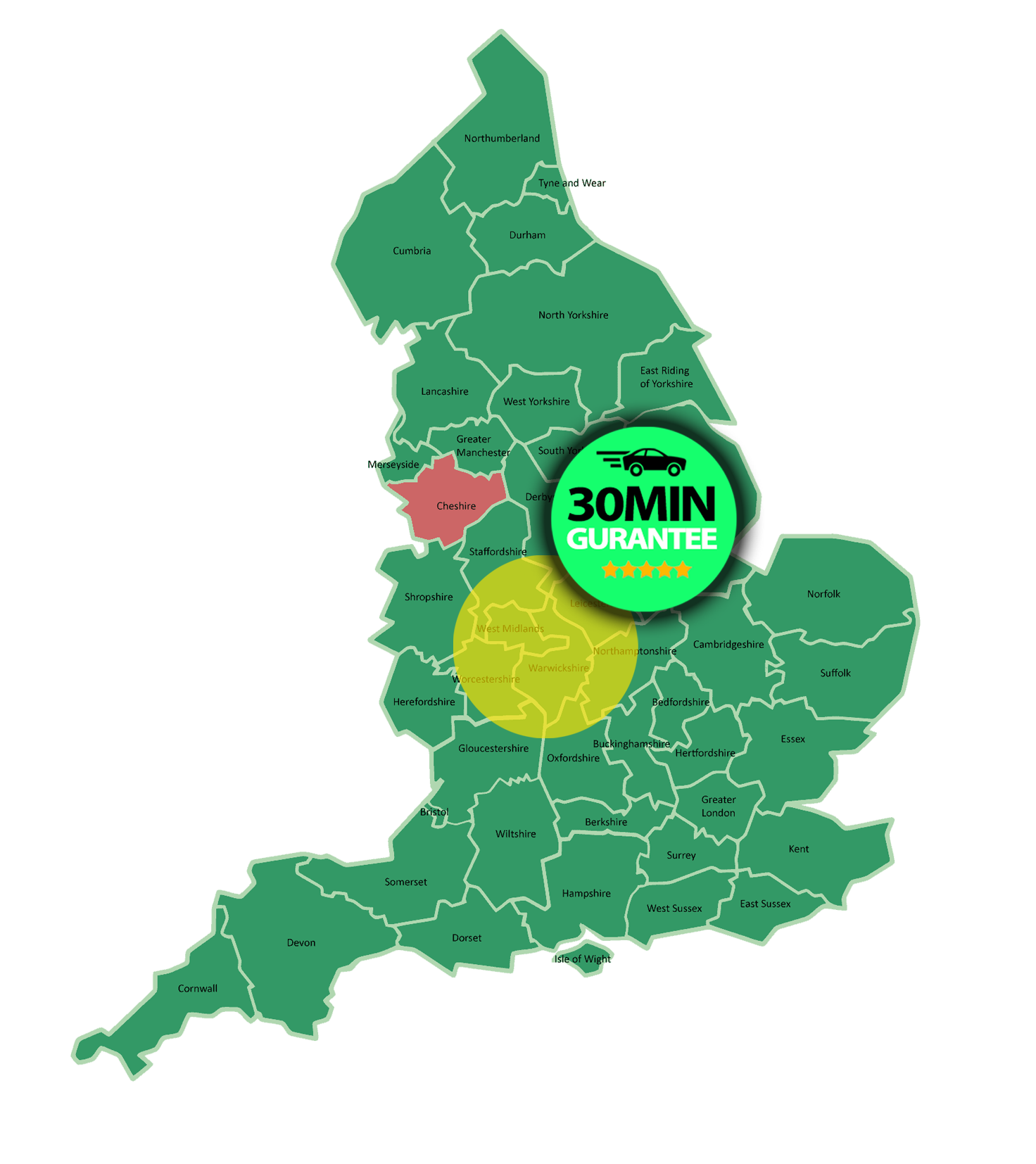 Map of UK